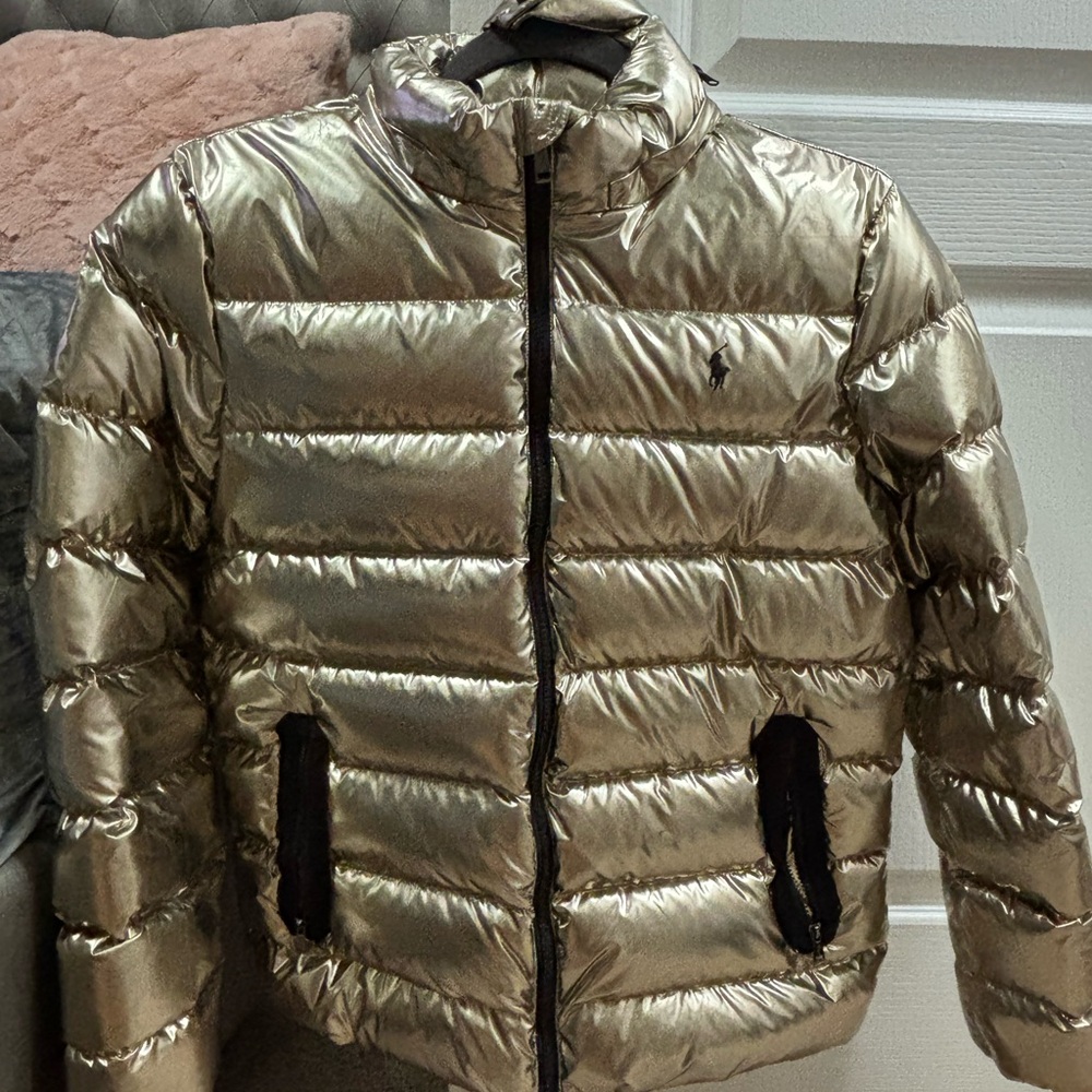 Polo Ralph Lauren Gold Puffer Jacket
